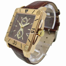 Charm reloj de acero inoxidable cuadrado cara (HAL-2401)